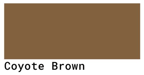 what color is coyote tan.